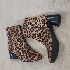 Aerosoles Myla  Leopard booties 7